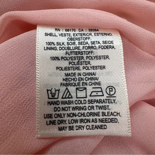 HD in Paris Anthropologie Textured Tank Top Pink Size 12