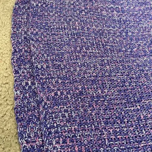 Mermaid Snuggle Blanket Purple pink white Adult Size Tail Knit Sleeping Bag