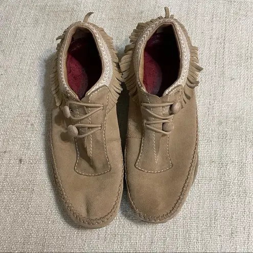 Michelle K Moccasin Style Shoes Tan Size 9