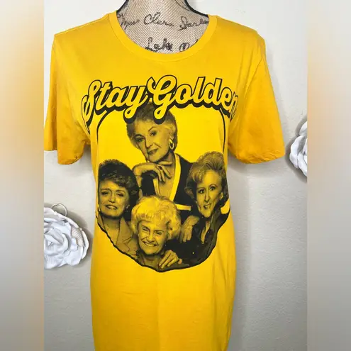 NTM: ABC Studios Golden Girls Stay Golden Yellow Gold Retro T Shirt Sz M Size M