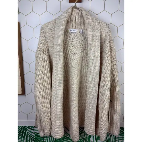 525 America Chunky Knit Open Cardigan Sweater - Size - M/L
