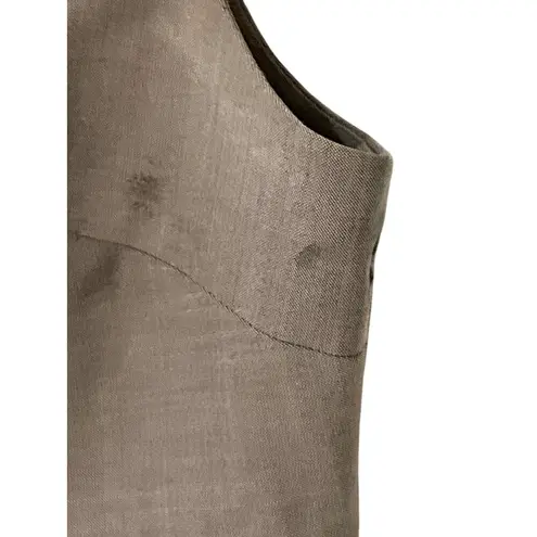 SIR. Leonardo Button Down Bodice Top in taupe 3/L New as