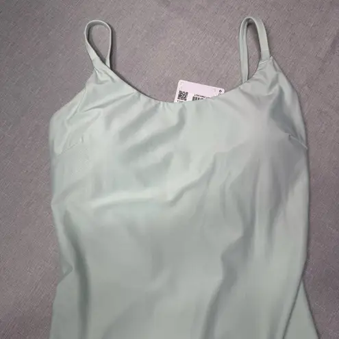 Lululemon  Waterside One Piece Swimsuit Delicate Mont Green Size XL NWT