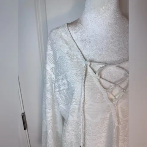 Portocruz White Lace Swim Cover