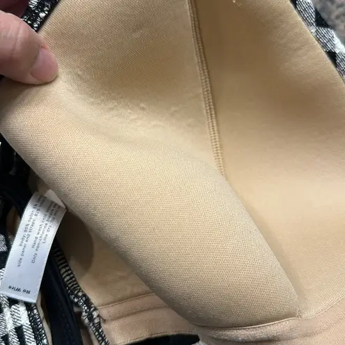 Cacique Plus Size SWIM Black White Gingham Tankini Swimsuit Size 18 EUC #1125