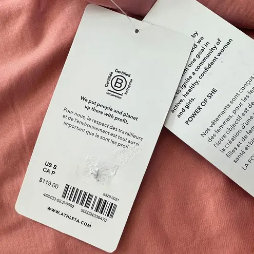 Athleta NWT  Women's Whistler Half Zip color‎ Conch Pink M Size Small $119