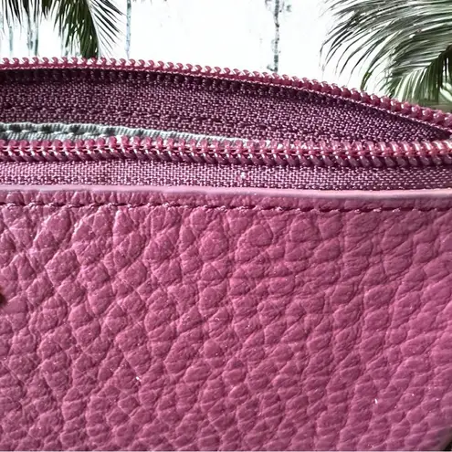 LODIS Wine Burgundy Leather Shoulder Bag Purple