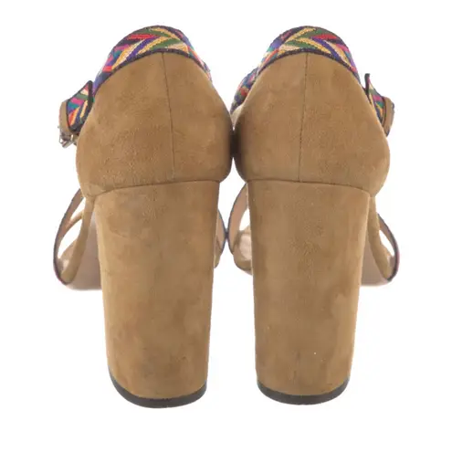 Valentino Garavani Valentino Suede Embroidered Sandals