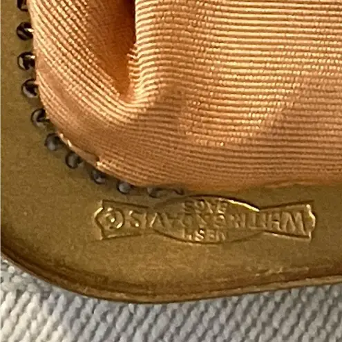 Vintage Whiting & Davis Metallic Gold Mesh Evening Bag Clutch Coin Purse USA