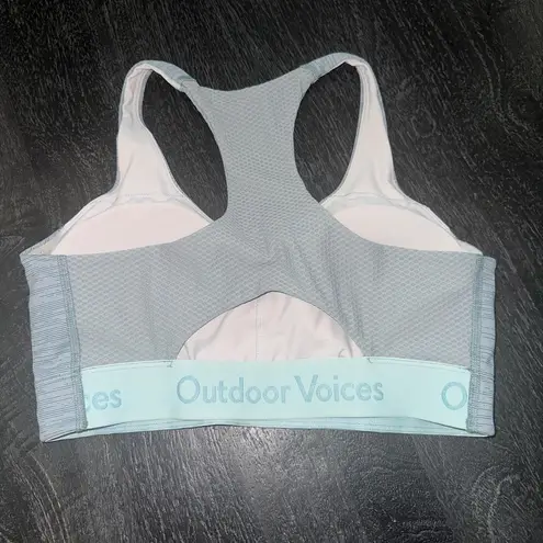 Outdoor Voices  Sports Bra in Aqua Green Sz S