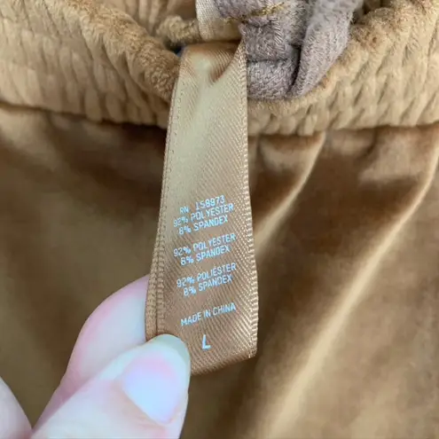 SKIMS Velour Bottoms Jogger Bronze Copper Womens Large Pull On