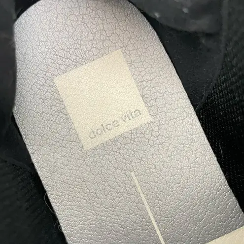 Dolce Vita Jayla Low Top Black Sock Sneaker Slip On Shoe Women's 9