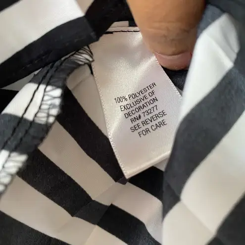 Candies sz S black white pleated mini Y2K skirt