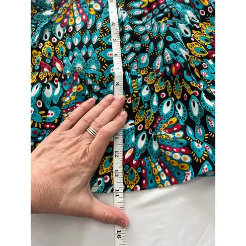 Raga NWT Boho XS Tiered Skirt with Colorful Print