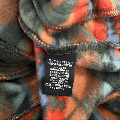 MBX Southwest Print Fleece 1/4 Zip Pocket Soft Womens Size Medium