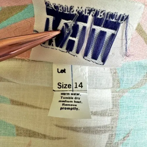 VTG Preppy 80s Blazer Pastels 14 Eclectic Prep Light Academia Y2K 3/4 Sleeve Blue