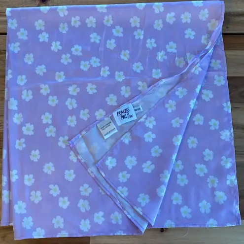 Princess Polly  lilac Lavender Floral scarf top or wrap purple daisy 35” X 36”