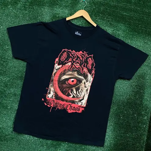 Oceano Living Chaos Album Deathcore Band Oversized Tee L