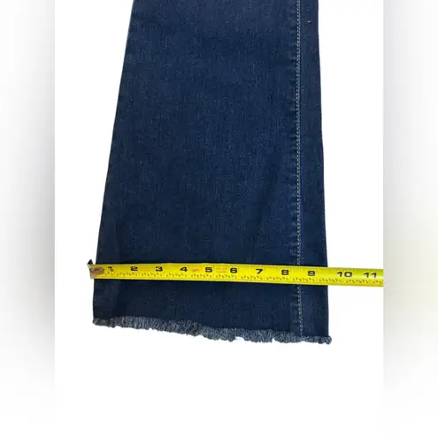 Ymi NWT WannaBettaButt Dark Blue Flare Jeans | Distressed Hem Repreve Denim 3/26