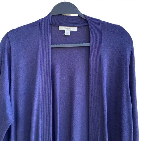 π Sejour Nordstrom Open Long 34β Lightweight Navy Cardigan, Non