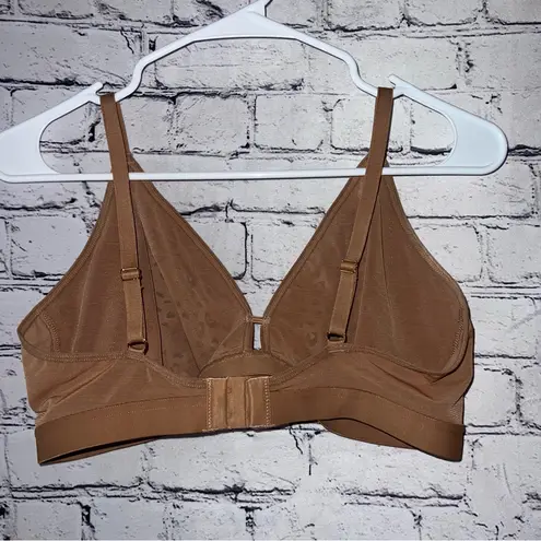 Lively Women’s Cheetah Print Bralette Size 38D Tan thumbnail 3