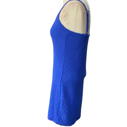 TJ SWIM Vibrant Blue Terry cloth Sleeveless swim cover up mini dress Size M/L Size M