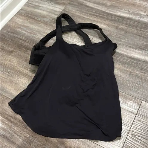 SheFit Flex Sports Bra and Clip Tank 1luxe Black Size undefined