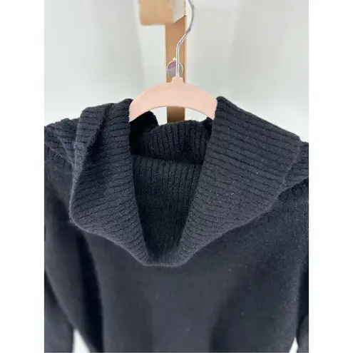 Aritizia Wilfred Free Italian yarn alpaca cowl neck black sweater size small