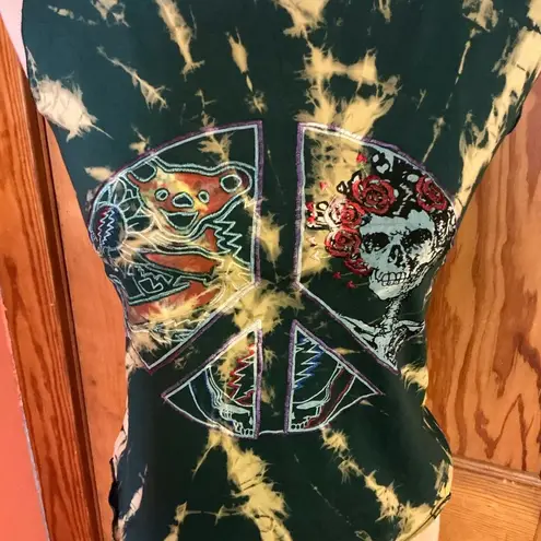 Grateful Dead The wheel tie dye top
