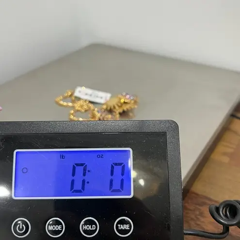 Talbots  Womens Necklace NWT $79.50 Beaded Chunky‎ Blue Gold Statement Chain Star