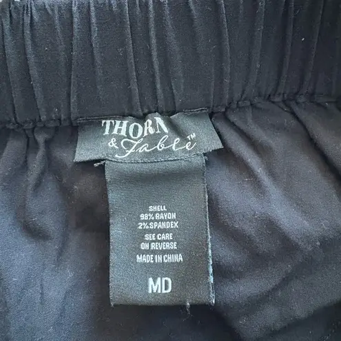 Thorn & Fable Graphic Black and White Layered Skirt Size undefined