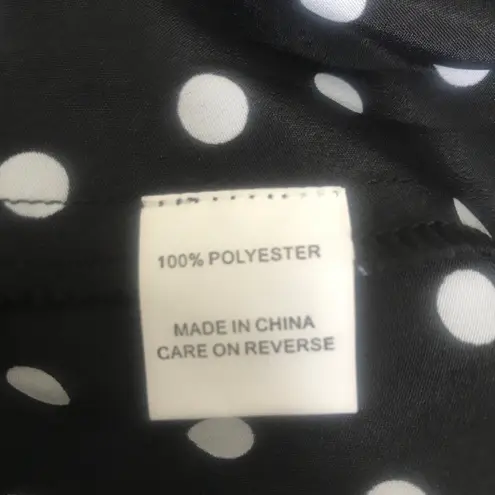 WD•NY NWT - WD.NY Black & White Polka Dot Dress- Size XS