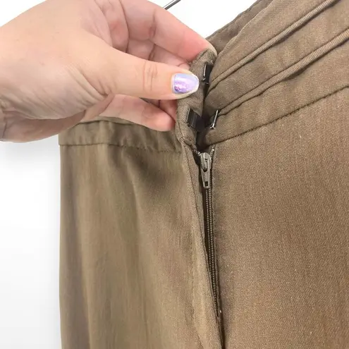 Rafaella Brown Straight Leg Dress Pants