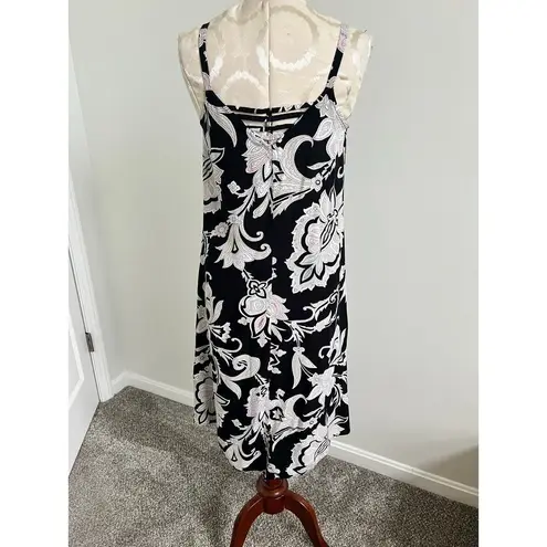 Westport Paisley Print Sleeveless Lightweight Midi Dress Small