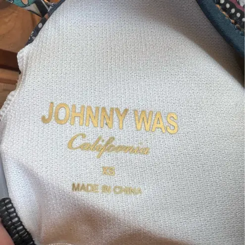 Johnny Was NEW Tankini Boho Top Size XS