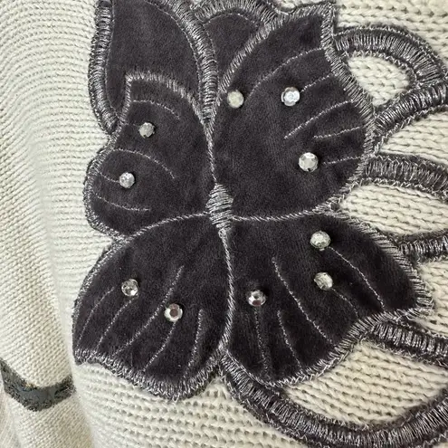 VINTAGE 80s Patchwork Sweater Size L