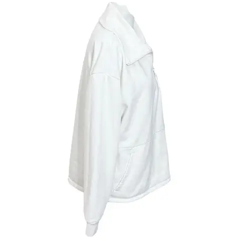 Beyond Yoga Trek Half Zip Pullover Women’s Size M White Soft Fleece Lounge