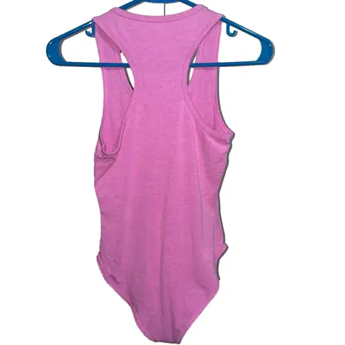 Zenana Outfitters Bodysuit Women Small Sleeveless Solid Fuchsia Pink Basic Layering Casual