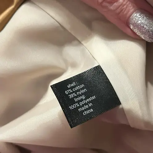 Lane Bryant  Cream and Tan Trench Coat