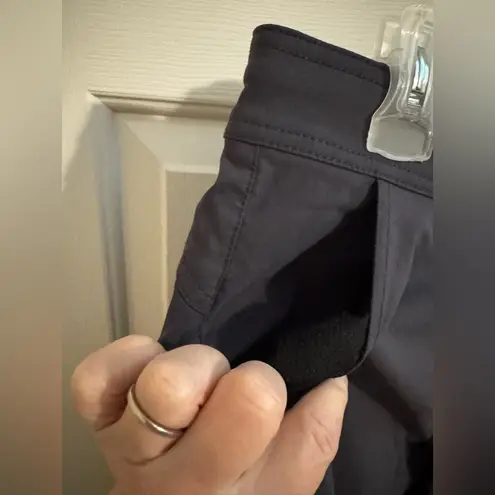 prAna Stretch Zion Halle Pant Roll Up Ankles Steel Gray Size 10