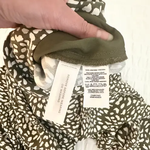 The Loft NWT Wide Leg Animal Print Pants