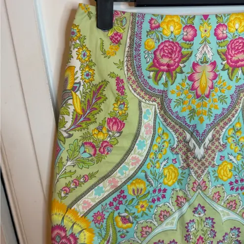 Shoshanna Colorful Bohemian Hippie Retro Mini Skirt