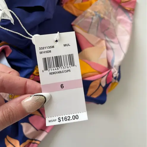 Trina Turk  Spa Collection Breeze Ruffle Flutter Sleeve One Piece Swimsuit 6 NEW - Image 7