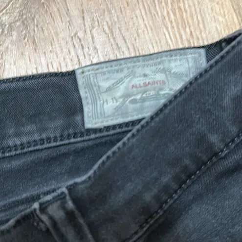 ALL SAINTS | Gray Wash Mast Skinny Jeans