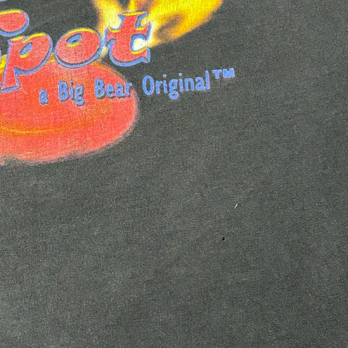 Vintage Y2K The Hot Spot Bar Big Bear Lake Faded Black Long sleeve Shirt size L Size L