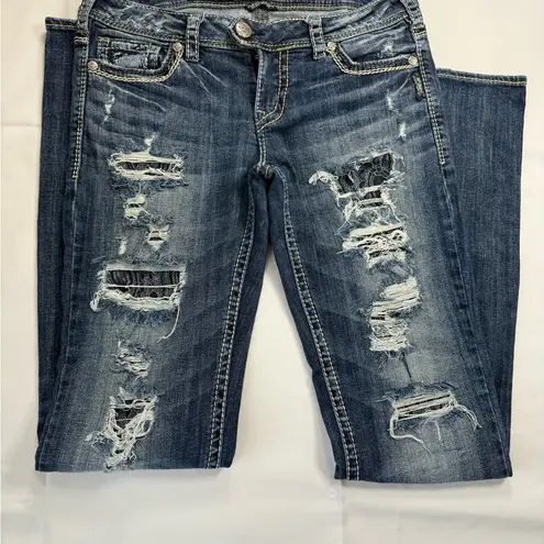 Silver Jeans Blue Straight Leg Vintage Denim