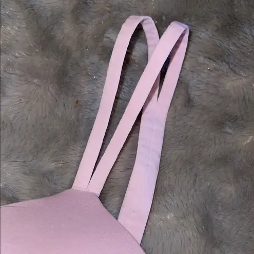 No Boundaries  Light Pink Wireless Lace Trim T-Shirt Bra Size XL