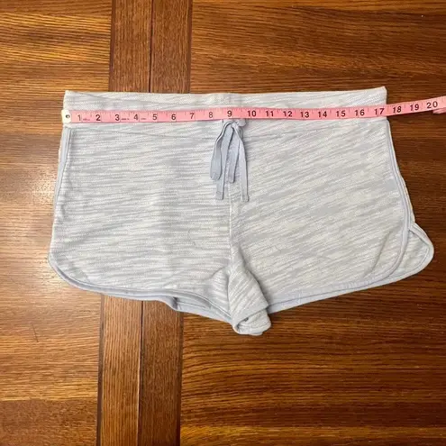 Just Be Light Blue Heather Drawstring Shorts Size Large