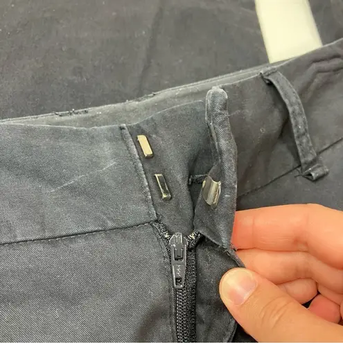 GAP Factory Navy Stretch Straight Leg Chino Cotton Pants Womens 10 LONG Blue