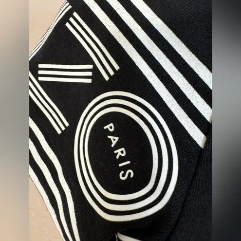 Kenzo Paris Black Logo Sport T Shirt Dress XS